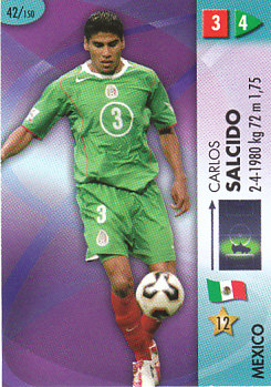 Carlos Salcido Mexico Panini World Cup 2006 #42